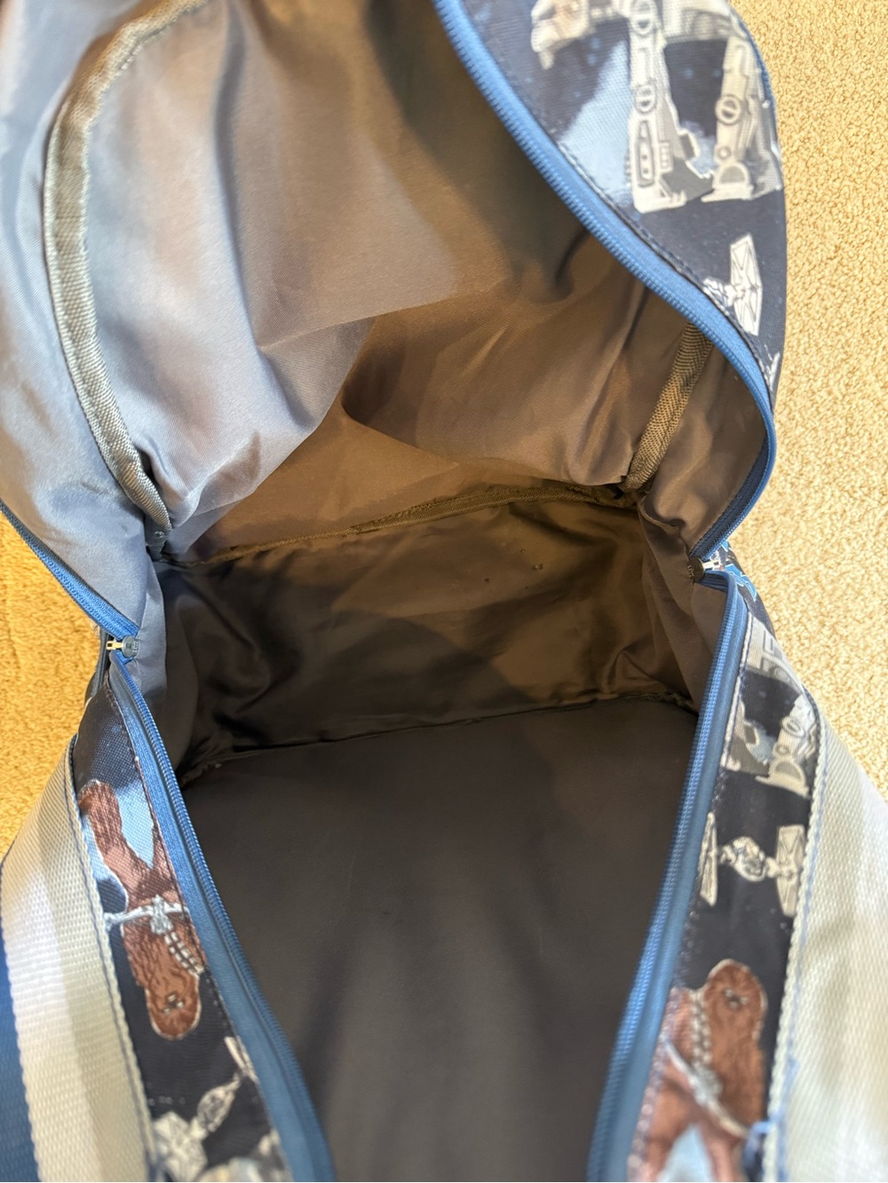 Pottery Barn Kids Star Wars Large Mackenzie Backpack Navy Blue School Travel - Picture 8 of 9